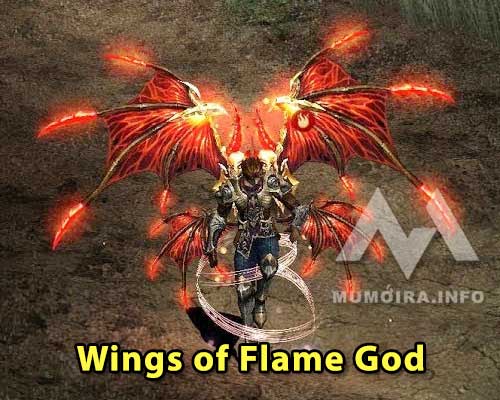 Cánh cấp 4: Wings of Flame God dùng cho Dragon Knight