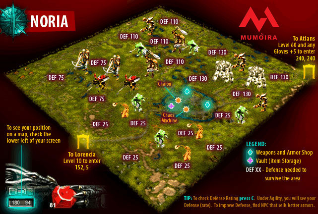 Noria - Bản đồ game Mu Online