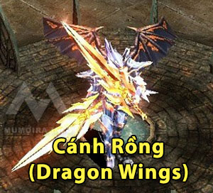 Cánh cấp 2: Cánh Rồng (Dragon Wings) dùng cho Kỵ Sĩ